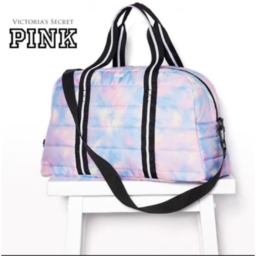 Victoria's Secret PINK Tie Dye Duffle Bag (bin D)